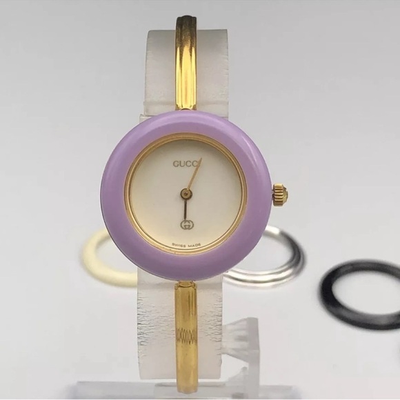 Gucci Luxury Statement Watch Vintage Highly Collectible - Picture 11 of 13